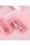 4 Pieces Mini Size Portable Steel Manicure Pedicure Set - 5cm - 4