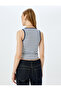 Sleeveless Halter Neck Striped Women's Tank Top - 4
