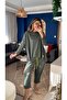 Women's Two Thread Viscose Cotton Fabric Double Set with Crest Detail - 2