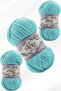 Alize Velluto Velvet Hand Knitting Rope Cardigan Booties Home Boots Scarf Hat Blanket Slippers 3 Pieces