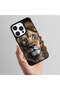 iPhone 11 Pro Max Compatible Lion Nobility Glass Phone Case - 4
