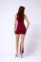 New Season Halter Neckline Knot Detail Women's Mini Dress 52225038 - 4
