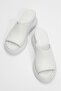 Women's Skin Genuine Leather Wedge Heeled Slippers 6307 - 5