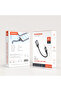 Woven Usb A To Lightning Adapter 0.12M Cable - Black - 3