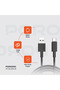 Usb A To C Pvc Cable 3M - Black - 8