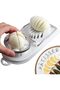 2 in 1 Egg Slicer – Stainless Steel and Abs Plastic, Multifunctional Egg Cutter - 5