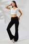 Lya Hsn Women's Lara Candy Nicole Black Flared Power Lycra Women's Flare Jeans Pants - 2