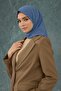 وشاح أزرق مريح بدون - 10001-19