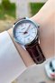 Case Silver Cord Brown Color Women's Wristwatch - 2