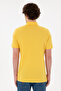 Men's Regular Fit Polo Neck Yellow Basic T-Shirt 50284641-Vr044 - 5