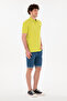 Men's Regular Fit Polo Neck Pistachio Green Basic T-Shirt 50284641-Vr087 - 4
