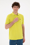 Men's Regular Fit Polo Neck Pistachio Green Basic T-Shirt 50284641-Vr087 - 2