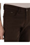 Brown Slim Fit 5 Pocket Chino Trousers 50271249-Vr029 - 5