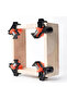 Orange-4PCS Professional Woodworking 90° Right Angle Clamps - Premium Accurate Frame and Cabinet Ass - 8
