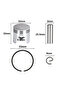 4pcs set CMCP 32mm Chainsaw Piston Kit Fit For 1E32F 32F 23cc 2 Stroke Chainsaw Spare Parts Grass Tr - 6