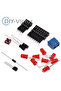 مجموعة DIY لوحدة LED الإلكترونية Dice NE555 CD4017 LED أحمر 5 مم 4.5-5 فولت أجزاء LED Dice لوحة توصيل ممتعة ... - 3
