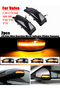لفولفو C30 C70 S40 V40 V50 V70 S60 الديناميكي الوامض LED بدوره إشارة الجانب أضواء المرآة الوامضة ... - 7