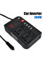 12V to 24V Overload Protection ON/OFF Switch 4 AC Sockets DC 12V to AC 220V Converter Outlets Car In - 7