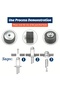 Pop Rivets Assortment Kit Aluminum Blind Rivets 5 Sizes 70pcs Assorted Blind Rivets for Metal Fur... - 6
