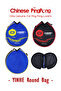 1 Red Original YINHE Table Tennis Racket Bag Portable Thick Round Protective SANWEI Ping Pong Bat Ca - 7