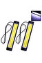 2 Pieces COB Super Bright Bendable Fog Lamp 2pcs Flexible Reversing Lamp LED Car DRL Daytime Running