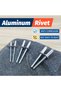 Pop Rivets Assortment Kit Aluminum Blind Rivets 5 Sizes 70pcs Assorted Blind Rivets for Metal Fur... - 3