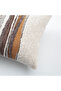 " Combos " - Linen Floor and Woven Patterned Throw Pillow 30X50 (Inner Pillow Included) - 2