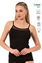 Özkan 26819 Women's Cotton Modal Tulle Detailed Thin Strap Undershirt