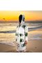 Handmade Buldan Woven 100% Cotton Evil Eye Beaded Peshtemal Bathrobe – the Meeting of Naturalness and Elegance! - 2