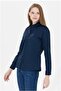 Women's Navy Blue Shirt Long Sleeve - 6