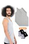 12 Men's Combed Cotton Singlets (Boxed) - 2