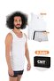Men's Cotton Undershirt Boxer Set Basic 3-Piece Premium Package - 2