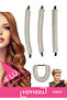 4-Piece Velvet Hair Styling Curlers, Heatless Hair Curling Curlers, 4 Hair Rollers