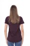 Women's Crew Neck Long Back Crew Neck Oversized T-Shirt 260023 - 5