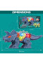 Electric DIY Gear Dinosaur w/ Light & Sound (Excluded 3*1.5 AA Batteries)-Blue - 5
