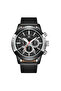 Kenneth Scott K24121-BLBB Men Analog Display Watch & Leather  Strap Black