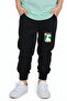 Dinosaur Printed Boy's Double Pocket Bottom-Top Set - 4