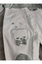 White-Green Cute Bear Baby Girl's Jumpsuit - 3