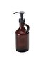 Ikea Valvardad 21 cm Brown Glass Liquid Soap Dispenser 380 ml - 2