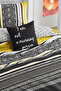 Double 100% Natural Cotton Duvet Cover Set - Yellow and Black - 5
