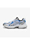 Morphic Unisex White Sports Shoes with Blue Detail - 3