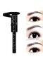 Black Symmetry Measuring Ruler Caliper - Gold Ratio Eyebrow Tattoo Makeup - 2