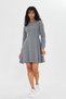 Women's Smoked Color Hooded Bolero Volenes Zero Sleeve Dress Suit - 8