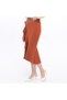 Apsen Women's Tile Seasonal Flared Midi Length Crepe Skirt 2123-80 - 9