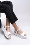 Atheviel Women's Sandals 001271 White Skin - 2