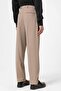 Light Mink High Waist Men's Trousers with Zipper - 6