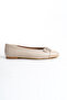 Women's Daily Ballet Flats Round Toe Ballerina Flats Elera Beige - 3