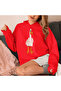 Duck Printed Women's Cotton Long Sleeve 3 Thread Hooded Sweatshirt - 3