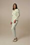Women's Ecru Special Design Short Sleeve Cotton Maternity Maternity Dressing Gown Pajamas Set Set - 2