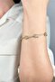 Xuping Zircon Stone Star Model Imprint Bracelet - Gold - 2